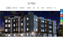 Tablet Screenshot of hathagroup.com
